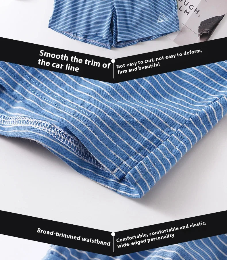 Men's Cotton Boxer Shorts Comfortable Summer Wear