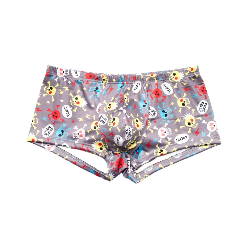 Men's Breathable Boxer Shorts with U Pouch Design