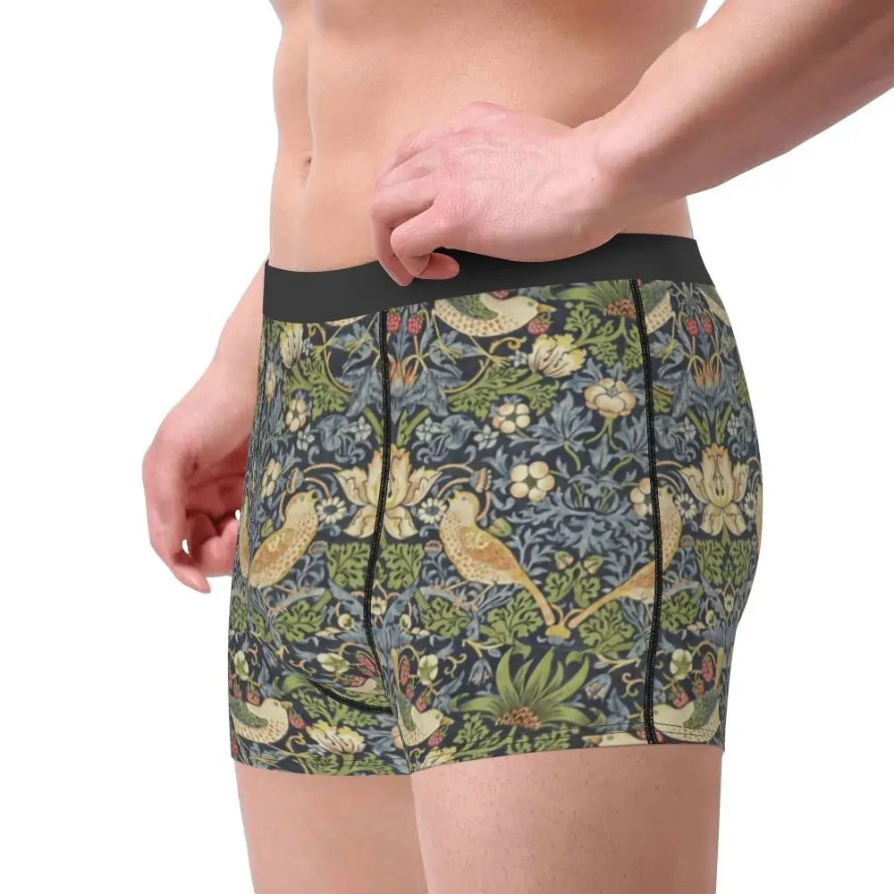 Breathable Cotton Polyester Boxer Shorts for Men