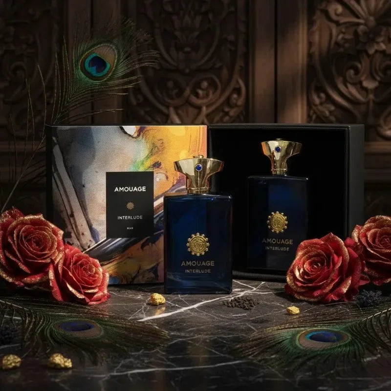 Amouage 100ml Men's Eau De Parfum Woody Spicy Floral Gift Set