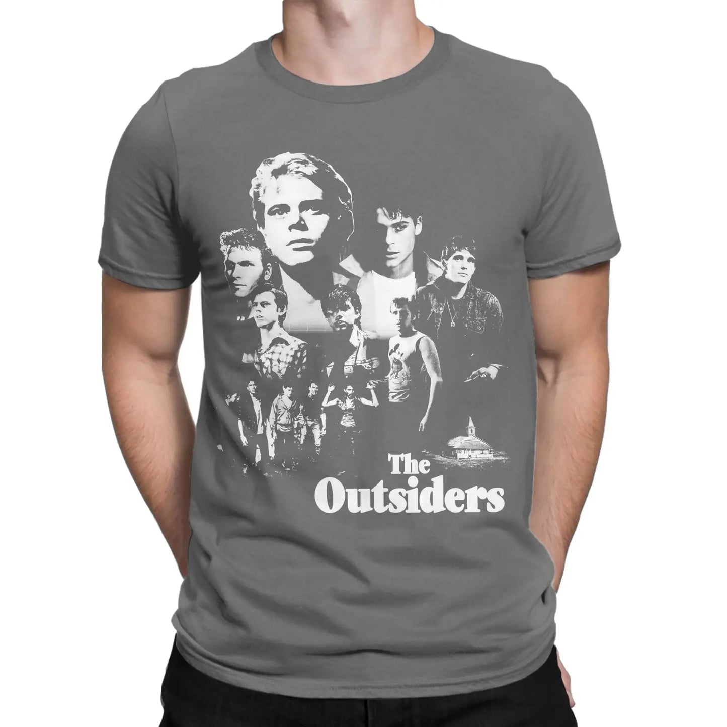 NONE The Outsiders 1983 Movie T Shirt for Men 100% Cotton