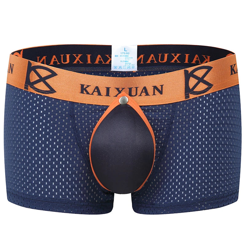 Men's Boxer Shorts with Removable Front Pad