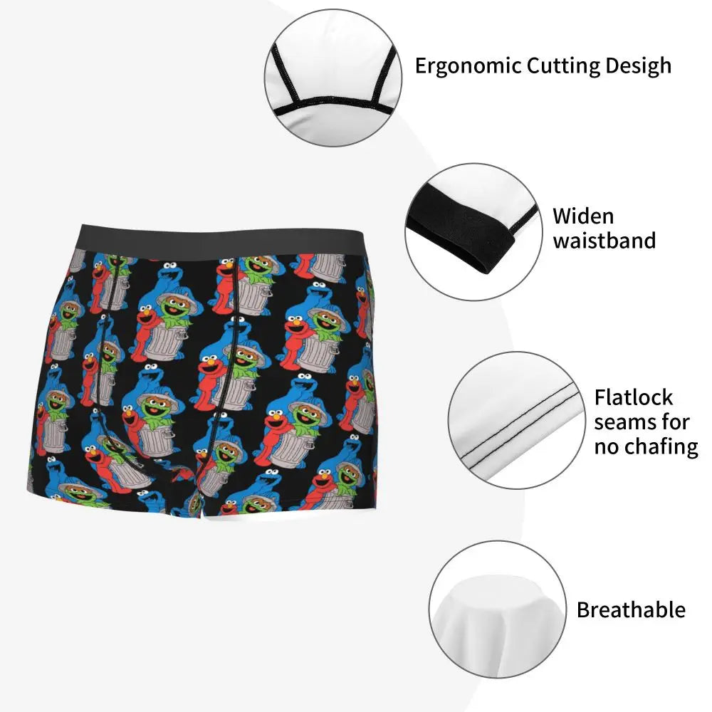 Cookie Monster Boxer Shorts by MINISO