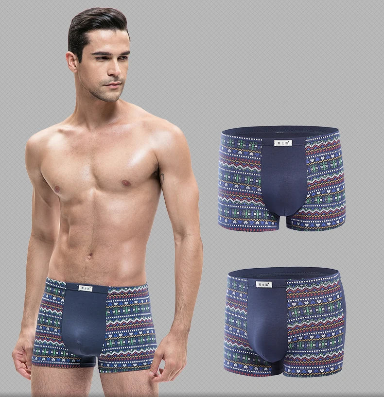 Bamboo Fiber Boxer Shorts for Men L-5XL