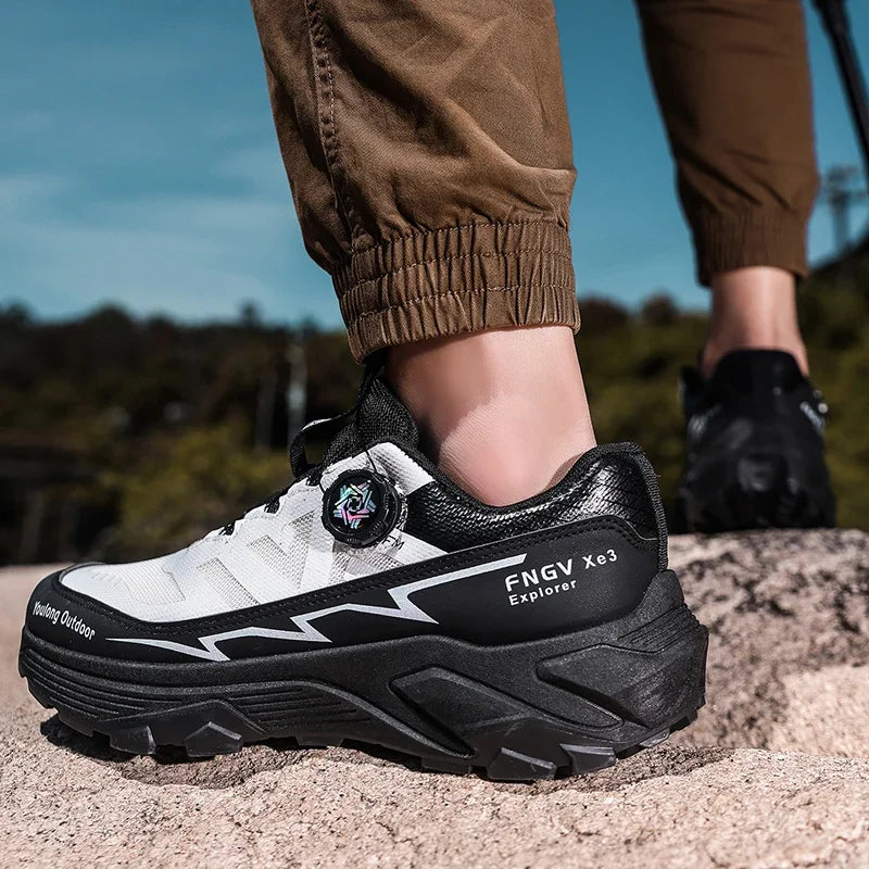 Men's Casual Outdoor Sneakers with Shock Absorption