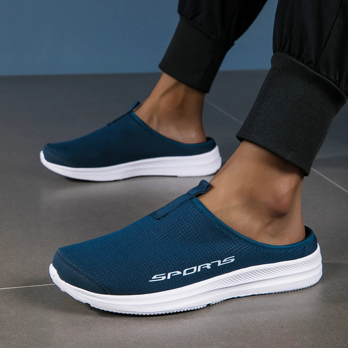 Men's Casual Slip-On Shoes with Breathable Air Mesh