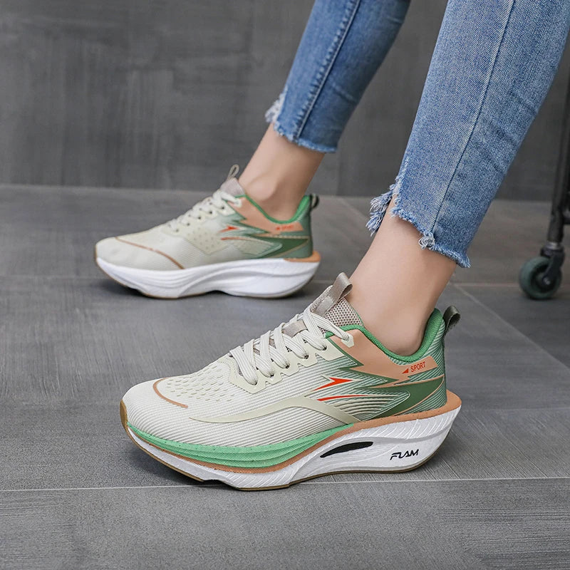Men's Casual Lace-Up Sneakers with Air Mesh Upper