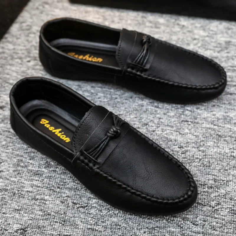 Men's Moccasins Comfortable Slip-on Driving Shoes for Men