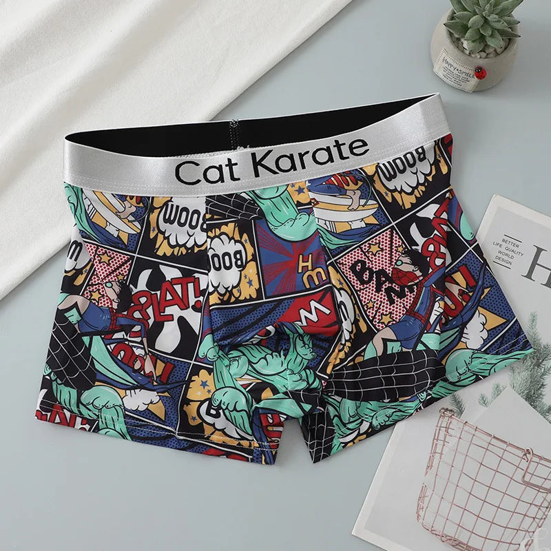 Men's Polyester Boxer Shorts Underwear