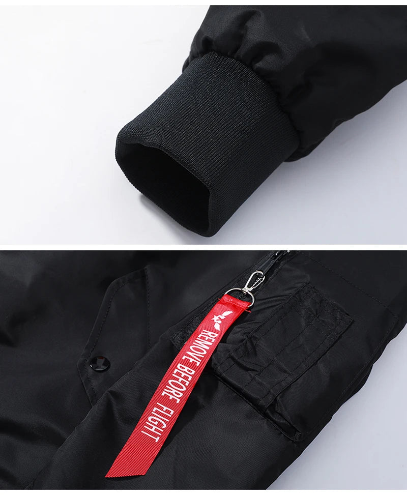 Bomber Jacket Men Winter Autumn College Camouflage Jacket