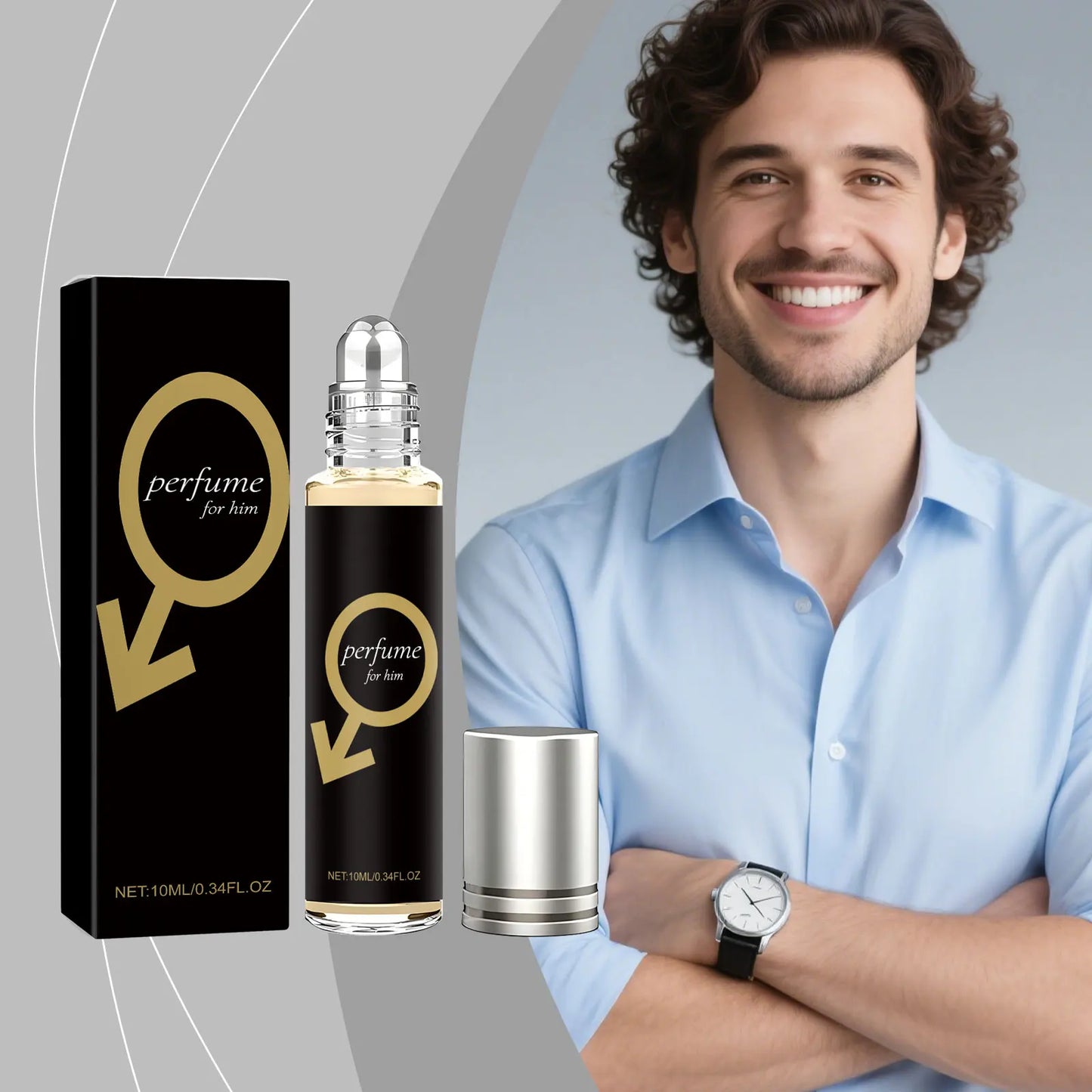 Daily Men's Cologne Roll-On 10ml Moisturizing Scent