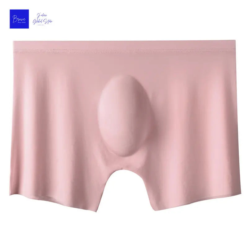 Mens Ice Silk Boxer Shorts Antibacterial Breathable Underwear