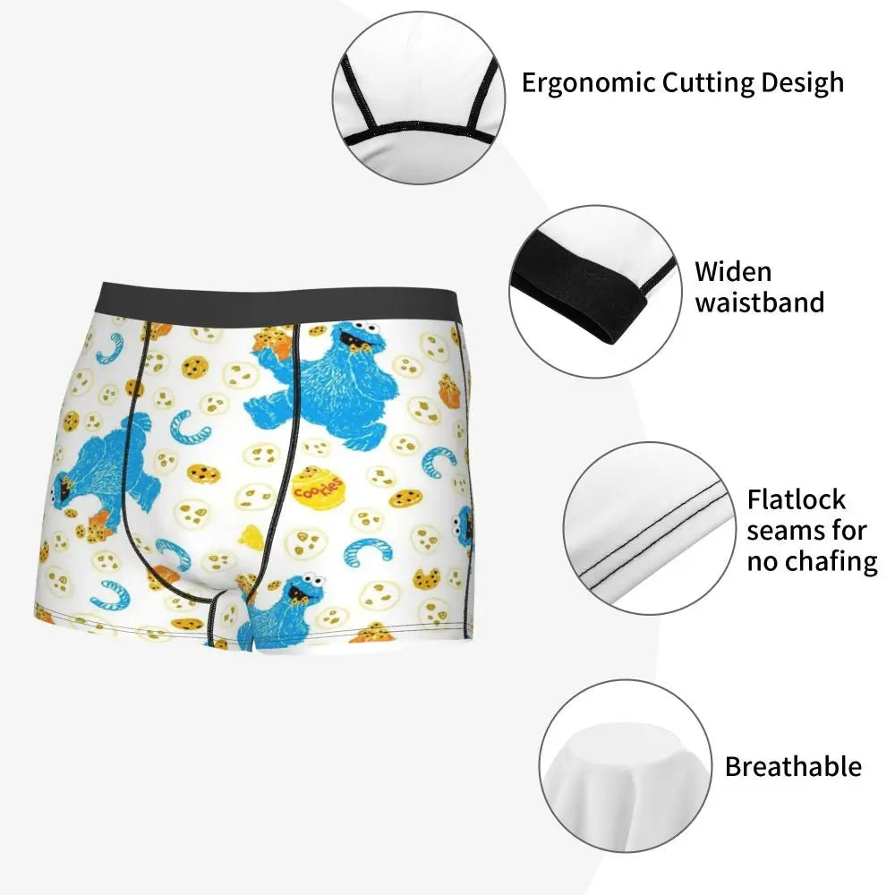 Cookie Monster Boxer Shorts by MINISO