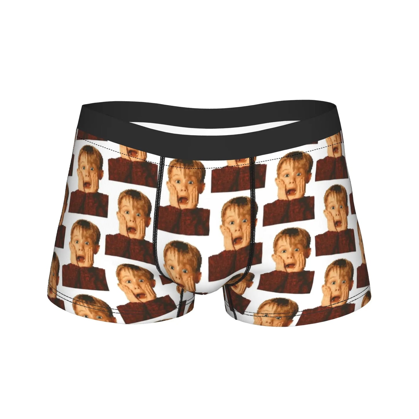 Men's Home Alone 1990 Movie Print Boxer Shorts