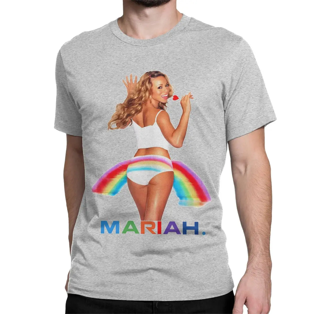 Mariah Carey Creative 100% Cotton Crew Neck Short Sleeve T-Shirts for Men Women
