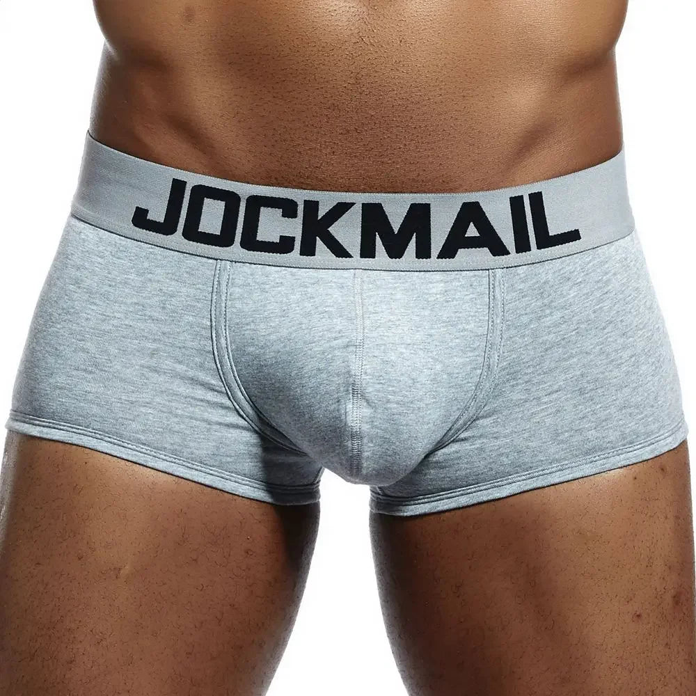 JOCKMAIL Men's Cotton Boxer Shorts Breathable