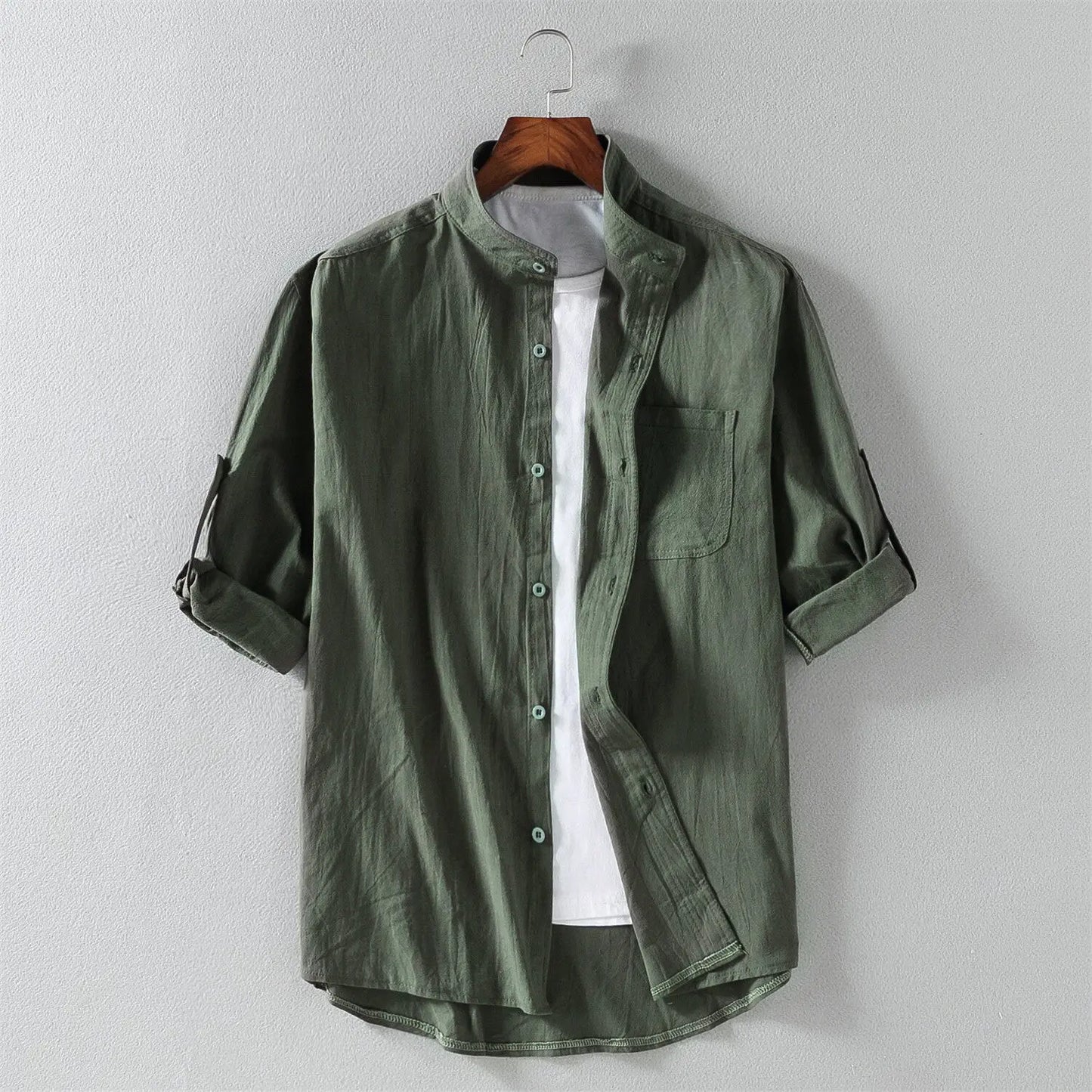 LEGIBLE Casual Short Sleeve Shirts for Men 4XL 5XL