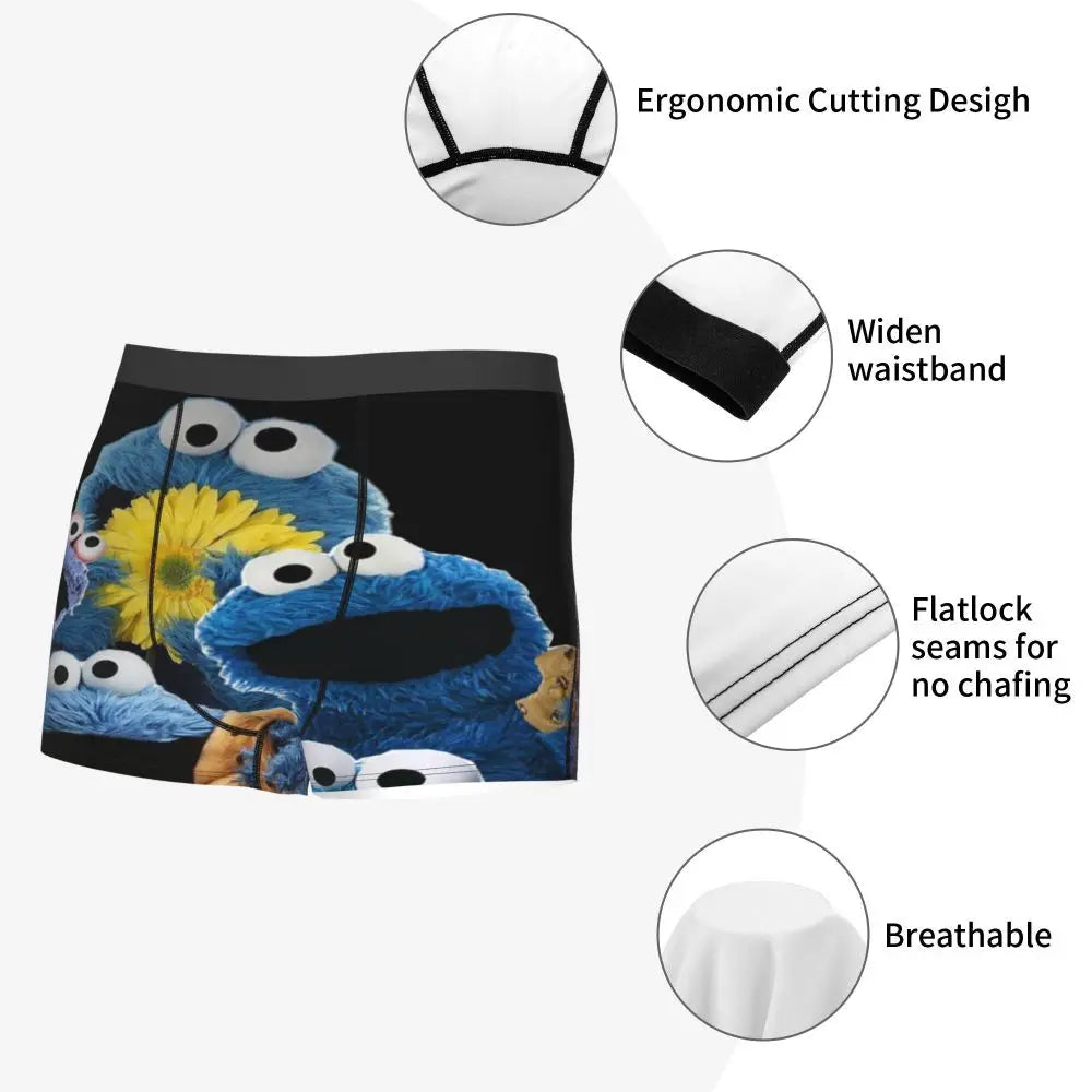 Cookie Monster Boxer Shorts by MINISO