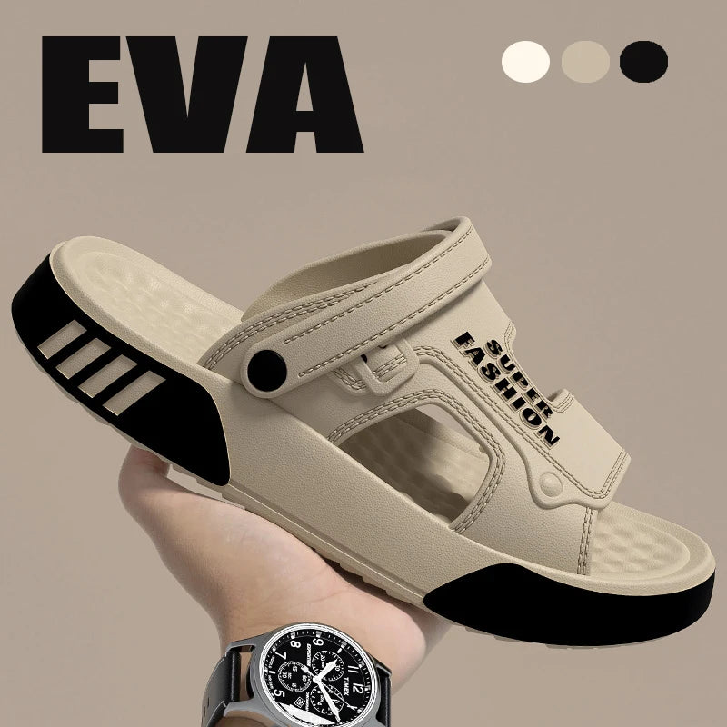 EVA Soft-soled Men Slippers for Indoor and Outdoor Use
