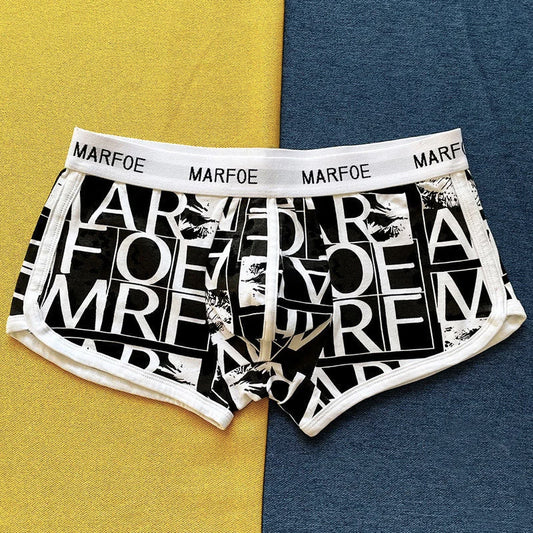 Ikule Men's Boxer Shorts in Polyester and Elastane