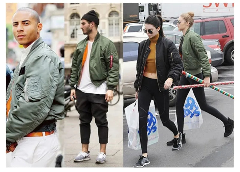 Bomber Jacket Men Winter Autumn College Camouflage Jacket