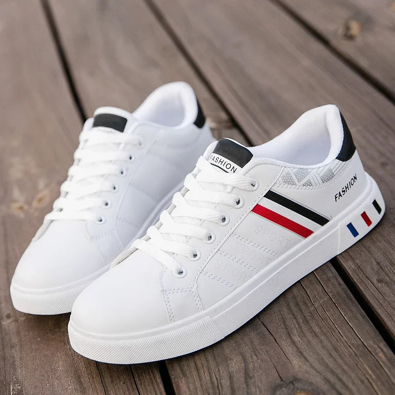 2026 Men's Casual Lace-Up Sneakers in White