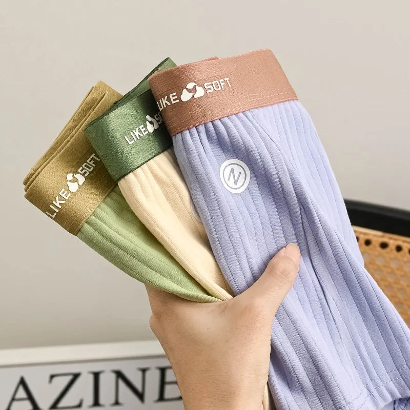 Men's Striped Boxer Shorts Underwear 5 Pcs Set