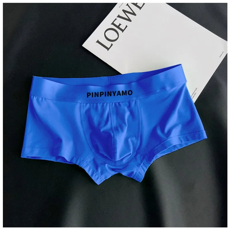 Cotton Boxers Bottoms for Men Loose U Convex Pouch Underwear 2025 Sports Shorts Man Swimming Trunks Trendy Panties Трусы Мужские