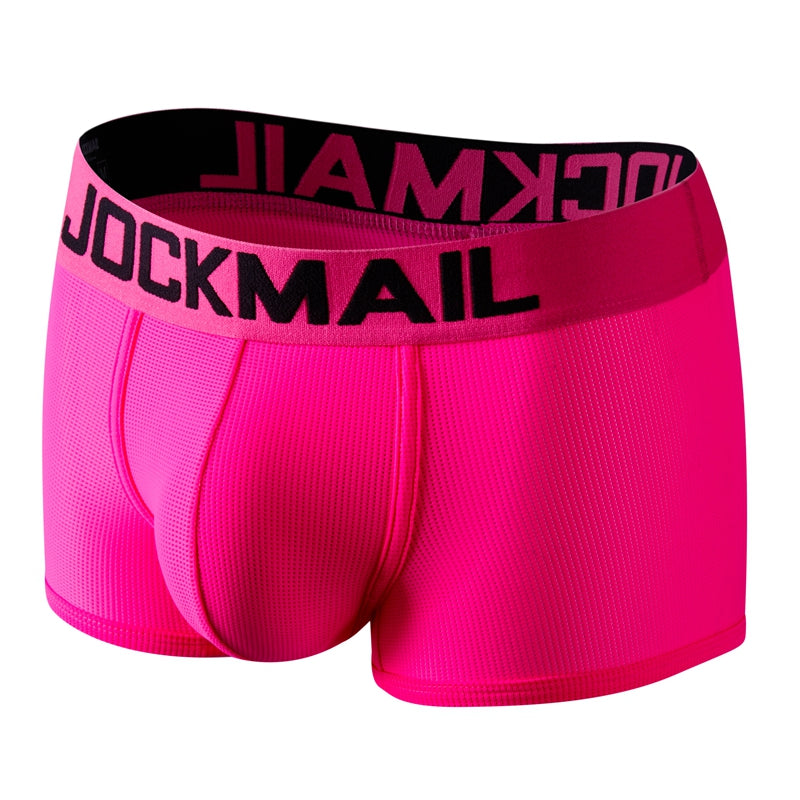 Mens Boxer Briefs Soft Nylon Underwear