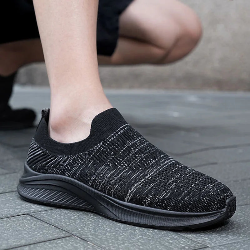 Lightweight Mesh Loafers for Men Casual Walking Shoes