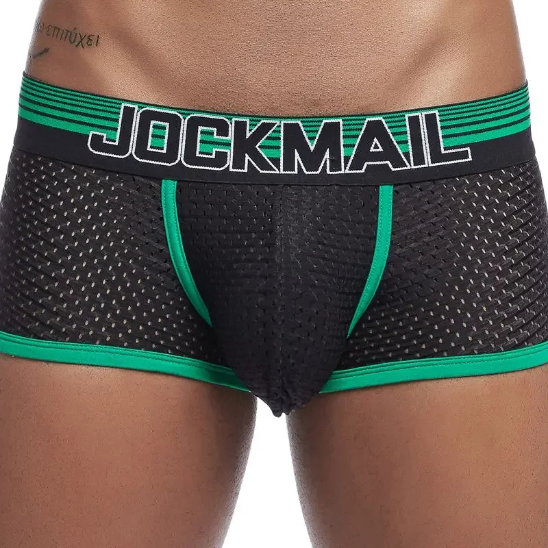 JOCKMAIL Men's Cotton Boxer Shorts Breathable