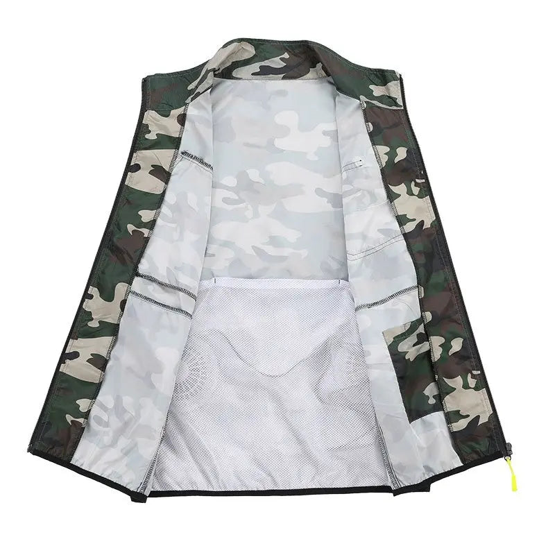 Men's Cooling Vest USB Air Conditioner Fan Jacket
