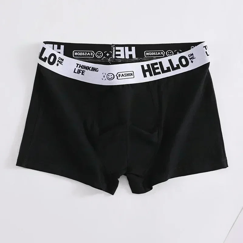 Men's Cotton Boxer Shorts for Summer Sports