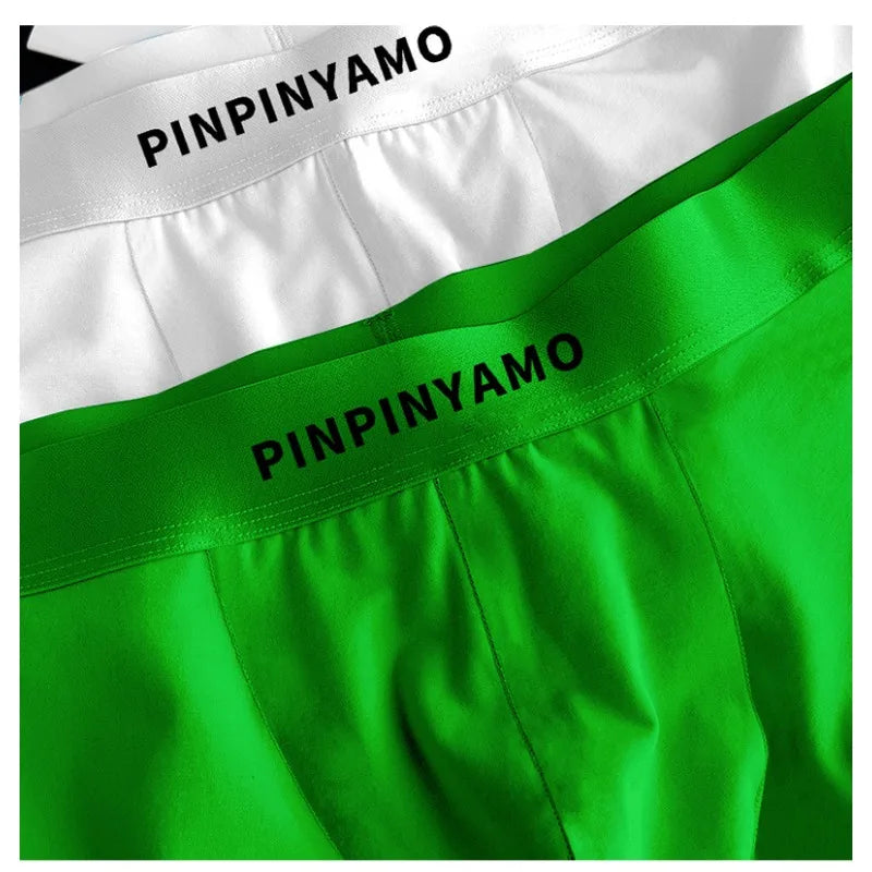 Cotton Boxers Bottoms for Men Loose U Convex Pouch Underwear 2025 Sports Shorts Man Swimming Trunks Trendy Panties Трусы Мужские