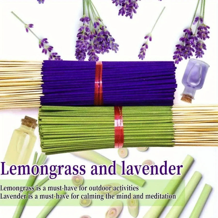 Lemongrass Lavender Stick Incense for Aromatic Use