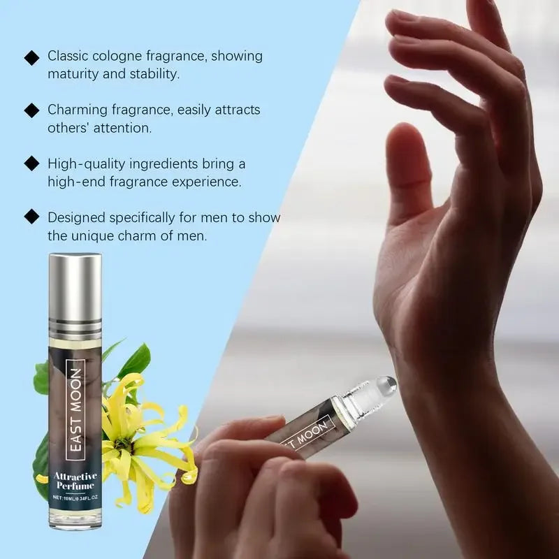 Men's Pheromone Cologne 10ml Roller for Attraction
