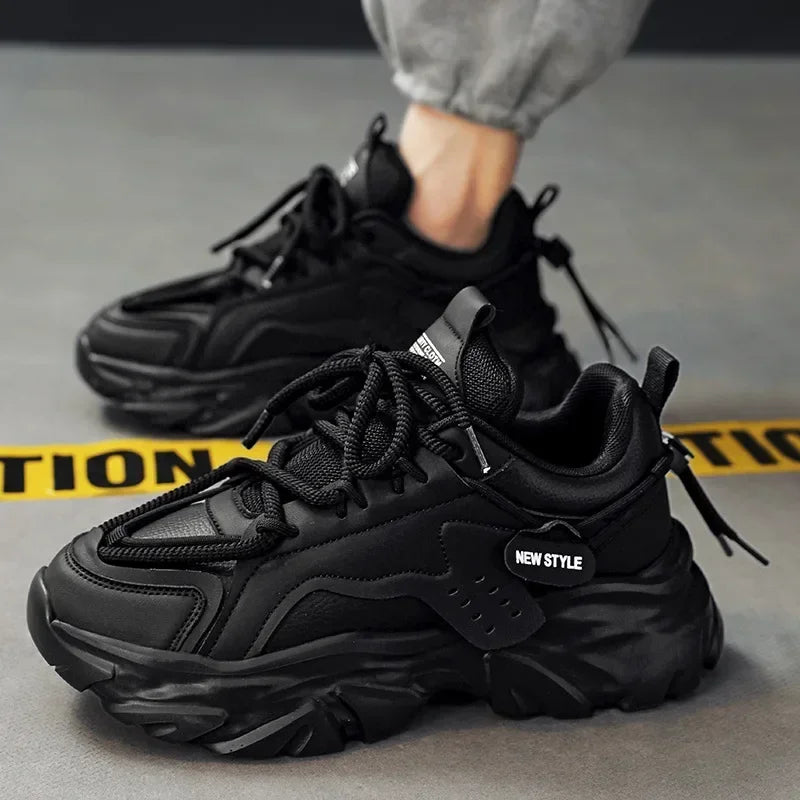Mens Breathable Luxury Platform Sneakers for Men