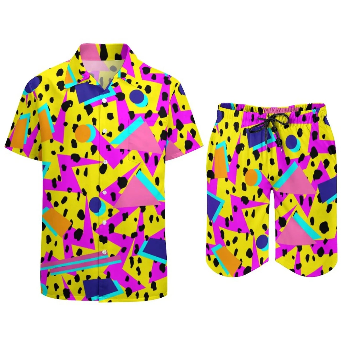 Psychedelic Magic Mushroom Men 2Pcs Casual Set