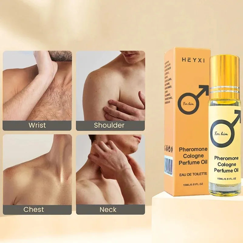 Pheromone Cologne Oil Floral Fragrance Unisex 10ML