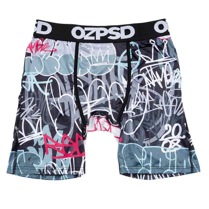 OZPSD Brand 1Pcs Men Underwear Boxers Breathable Swimming Sexy Man Underpants S-2XL Men's