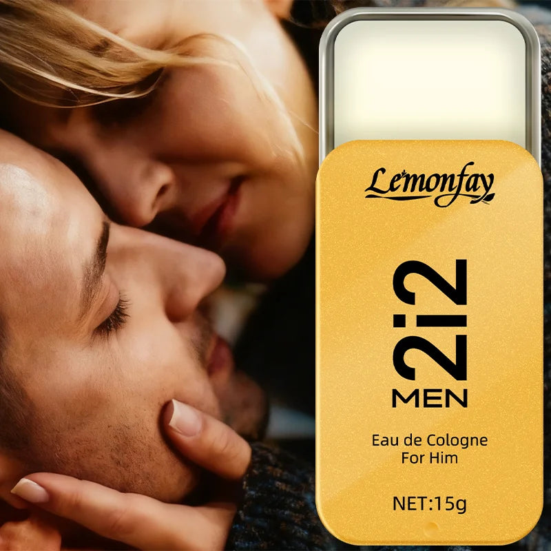 Lemonfay 2i2 Men Solid Perfume Balm 15g Alcohol Free