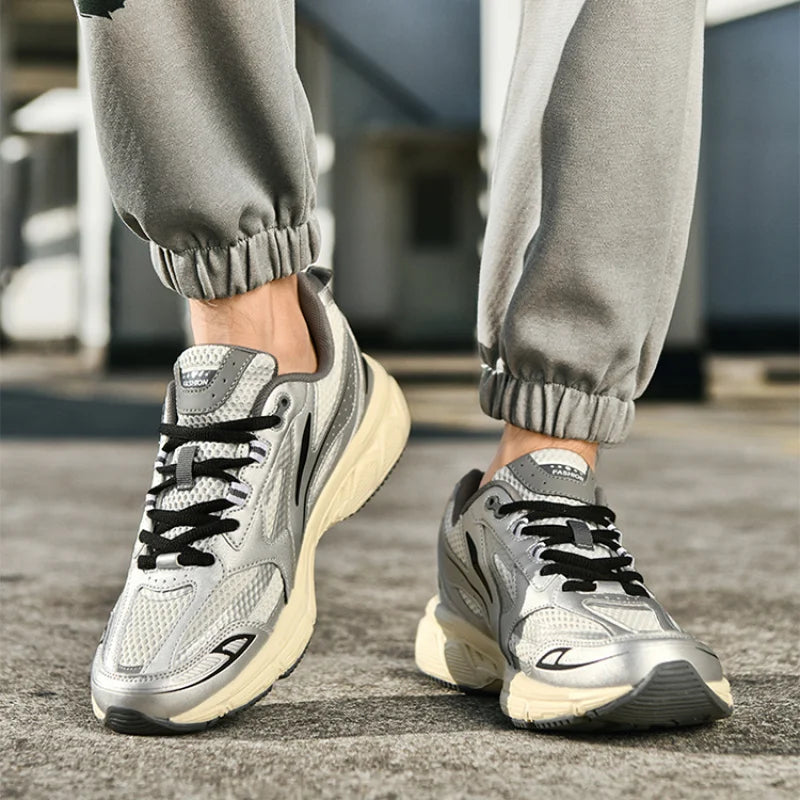 Men's Breathable Mesh Sports Shoes for Casual Running