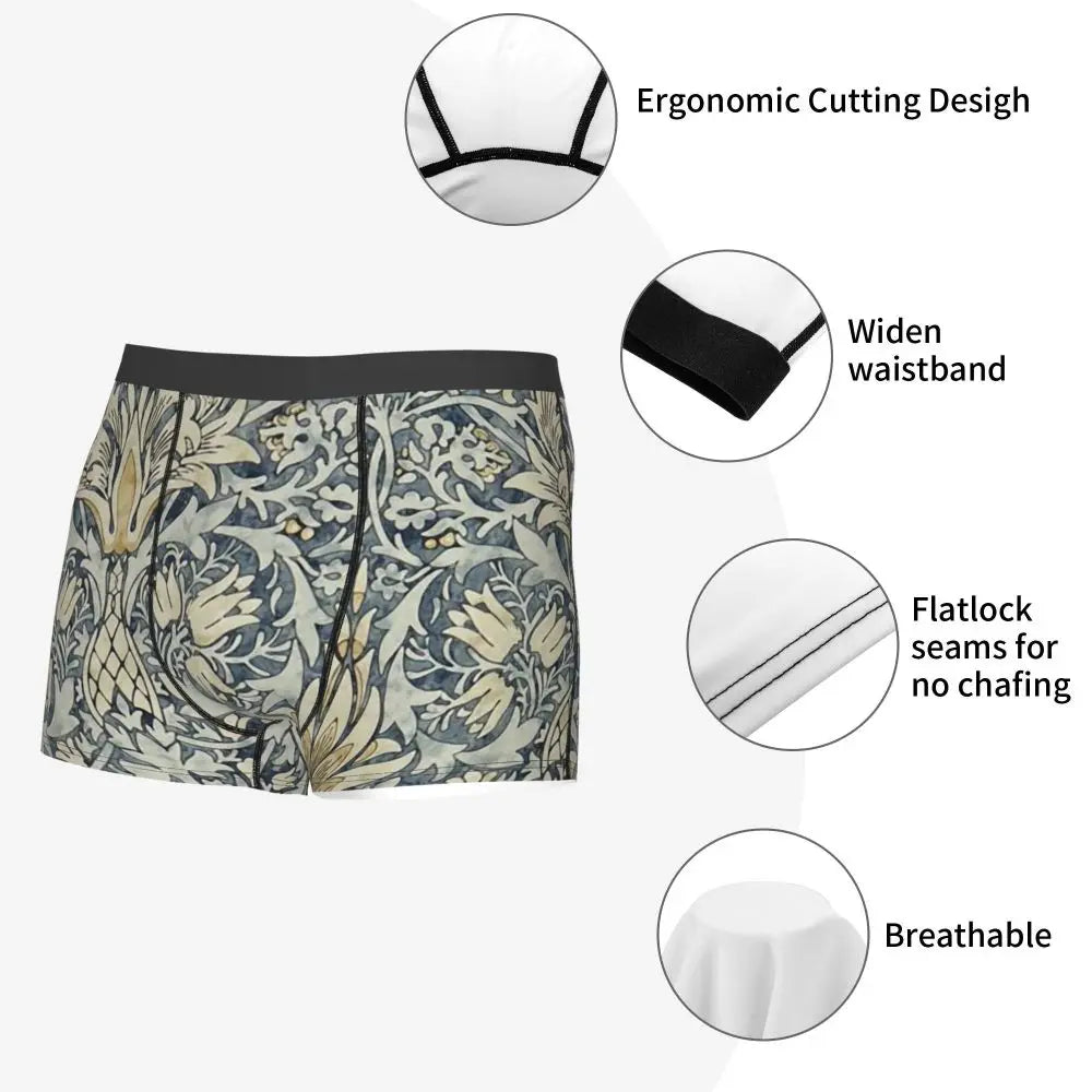 Breathable Cotton Polyester Boxer Shorts for Men