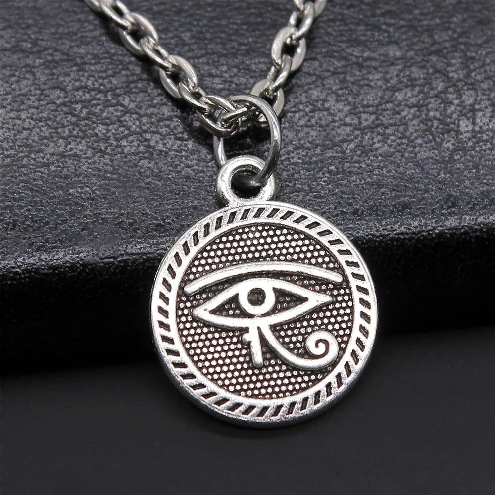 Egyptian Jewelry Gift Egyptian God Pharaoh The Eye Of Horus Ankh Cross Pendant Necklace African Gift