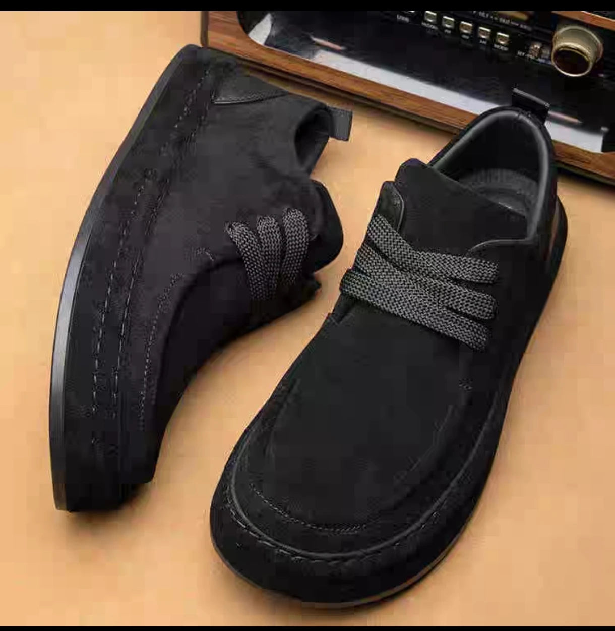 Brown Casual Loafers for Men Made of Durable Suede