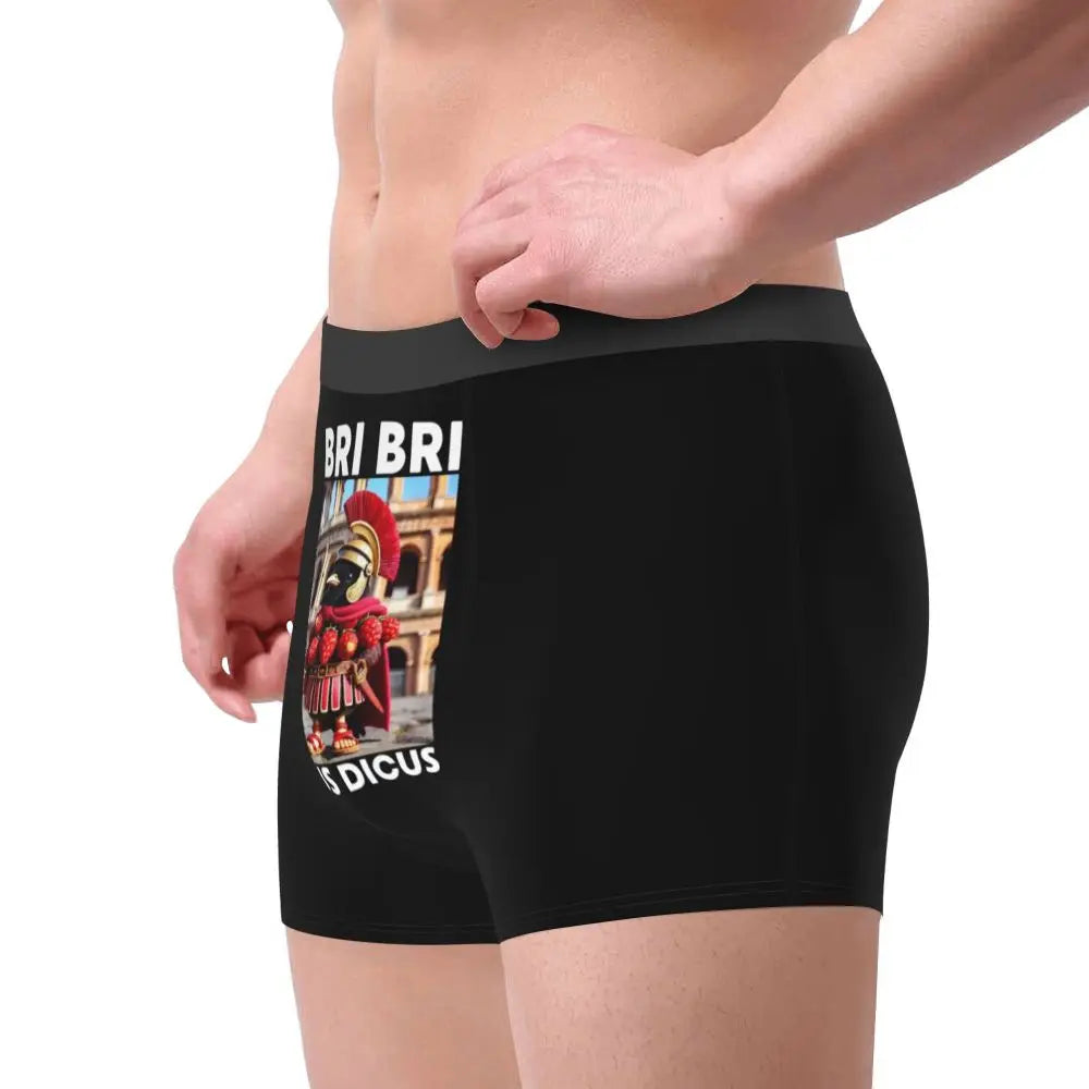 Men's Boxer Shorts Brr Brr Patapim Funny Italian Brainrot