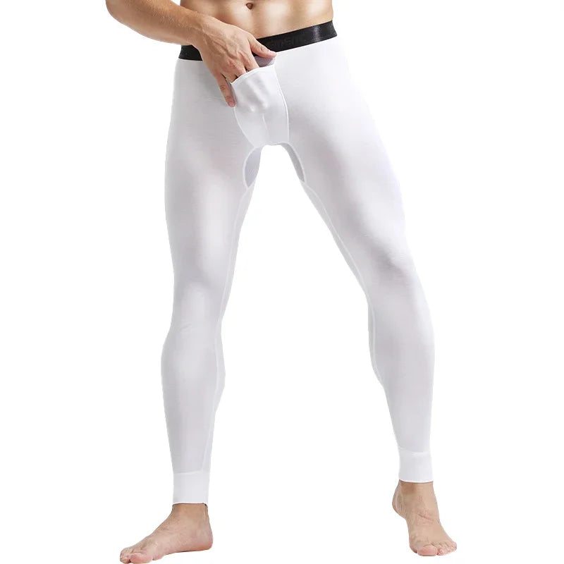 Long Johns Men's thin cotton underwear Leggings for 2026 +