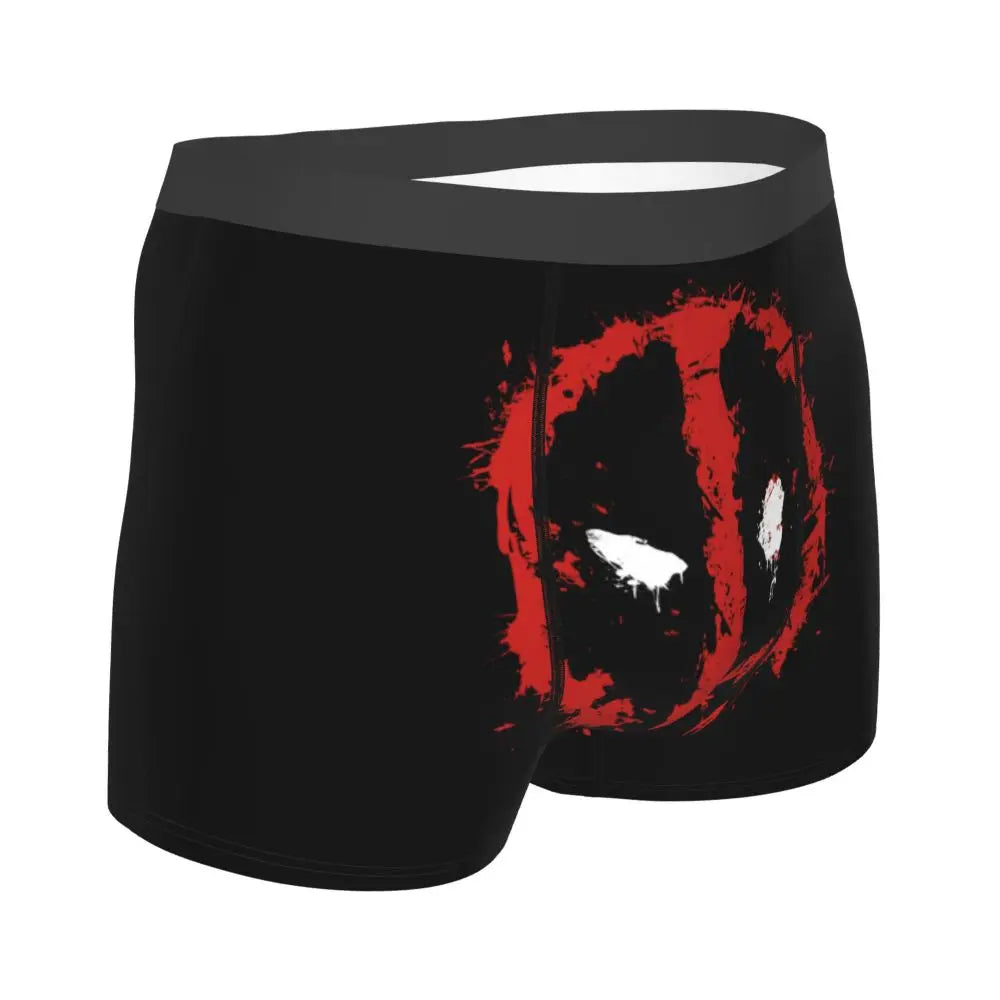 Deadpool Boxer Shorts for Men - Lycra Polyester Blend