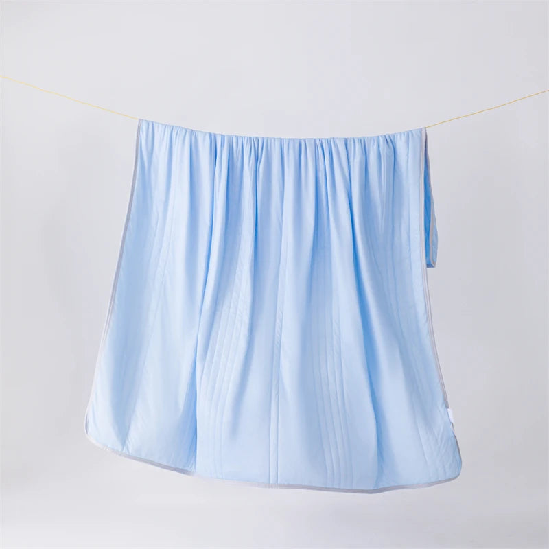 Cooling Sensation Summer Quilt Solid Polyester Blanket