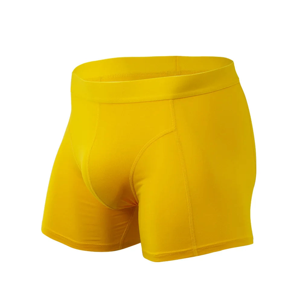 Cotton Boxer Shorts for Men - Middle Waist U Convex